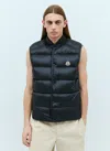 Moncler Tibb Down Gilet In Blue