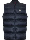 Moncler Serot Nylon Down Vest In 776 - Blue