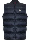 Moncler Serot Nylon Down Vest In Blue