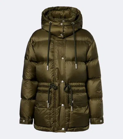 Moncler Sesie Down Jacket In Green