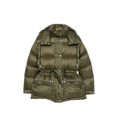 Moncler Sesie Hooded Quilted Shell Down Jacket In Gray