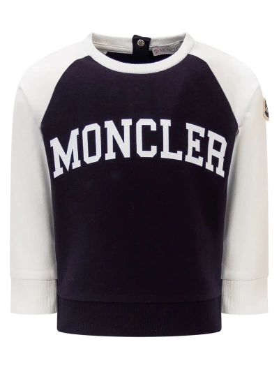 Moncler Kids' Set Sweatshirt And Pants In Navy