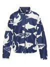 Moncler Long Sleeve Casual Jacket In Blue