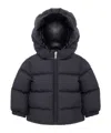Moncler Sharon Hooded Down Jacket In Blue