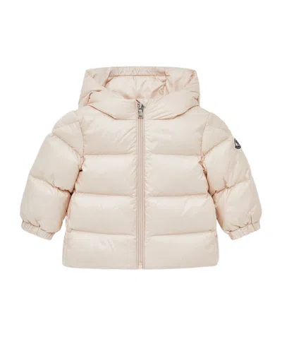 Moncler Kids' Sharon Hooded Down Jacket In Gray