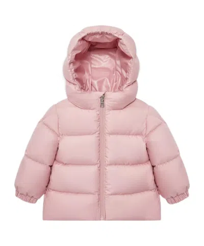 MONCLER MONCLER ENFANT SHARON LOGO PATCH PADDED JACKET