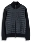 Moncler Shell And Cotton-blend Jacket In Black