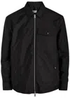 Moncler Mens Black Nylon Shirt Jacket In Black