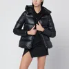 Moncler Black Quilted Jacket In Black
