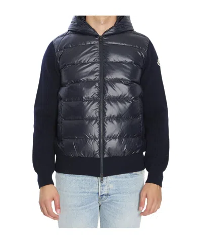 MONCLER MONCLER SHINY PADDED ZIP-UP CARDIGAN