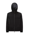 Moncler Shipton Hooded Shell Jacket, Men, Black, Size: 5 In Black