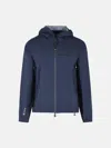 Moncler 'shipton' Navy Blue 'gore-tex' Foldable Shell Jacket In Blue