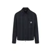 Moncler Plaid Long Sleeve Shirt In Black