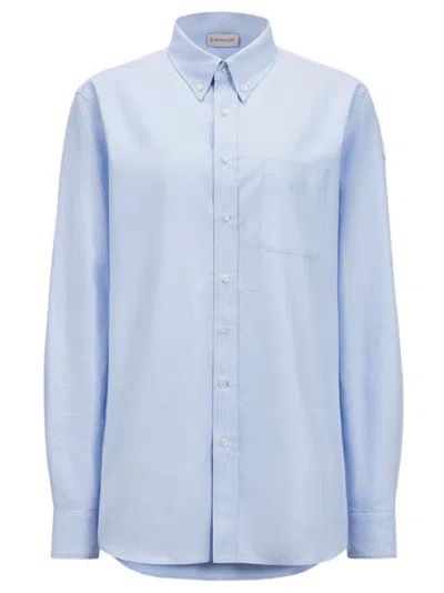Moncler Shirt In Blue