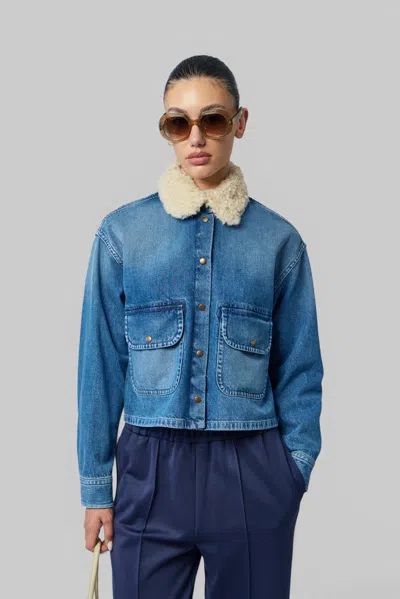 Moncler Shirt In Blue