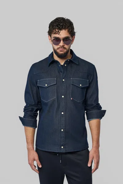 Moncler Shirt In Blue