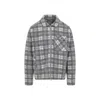 Moncler Graphic Logo Long Sleeve Cotton T-shirt In Gray