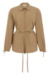 Moncler Beige Regular Solid Shirt In Neutral