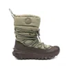 Moncler Lace-up Boots In Green