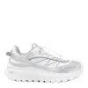 Moncler Two-tone Fabric And Leather Trailgrip Sneakers In White