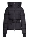 Moncler Short Bouquetin Down Jacket In Black