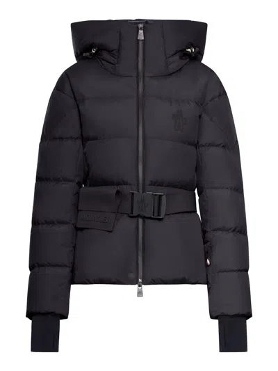 Moncler Short Bouquetin Down Jacket In Black