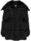 Moncler Down Hooded Puffer Jacket In Black
