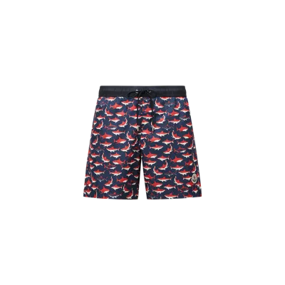 MONCLER SHORT DE BAIN À IMPRIMÉ REQUIN