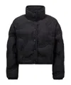 Moncler Short Down Jacket And Coat In Black