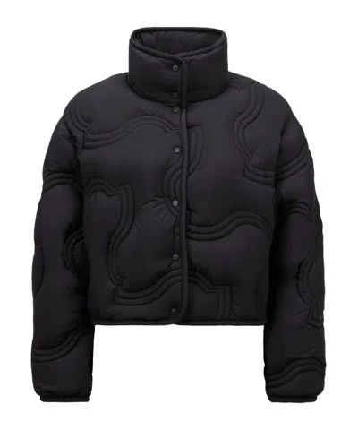 Moncler Short Down Jacket And Coat In Black