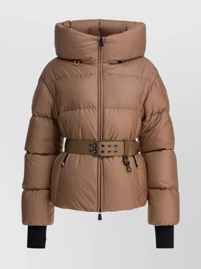 MONCLER SHORT DOWN JACKET BELTED WAIST