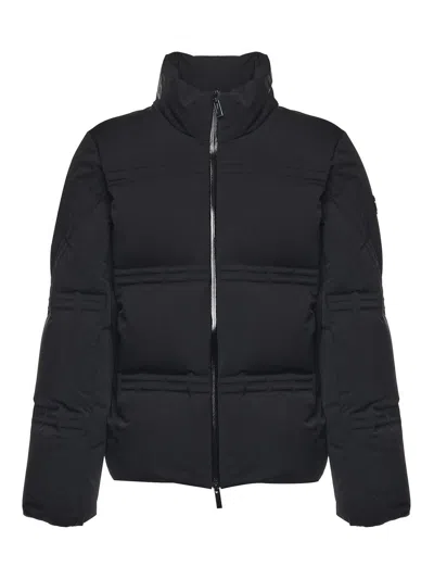 Moncler X Asap Rocky Long-sleeved Cotton Jacket In Blue