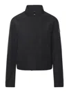 Moncler Short Down Jacket In Black