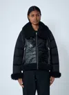 Moncler Short Down Jacket In Black
