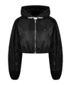 Moncler Short Down Jacket In Black