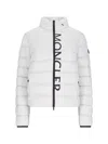 Moncler Cerces Logo Puffer Jacket In Gray