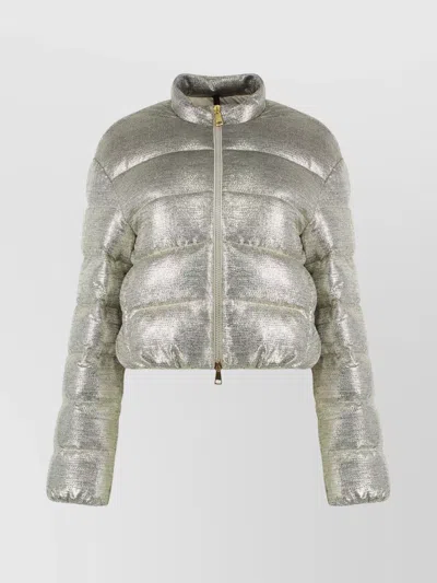 MONCLER SHORT DOWN JACKET HIGH COLLAR