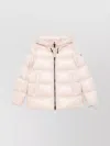Moncler Serittes Hooded Short Down Jacket Clothing In Pink