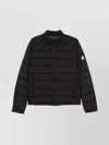 Moncler Short Down Jacket Long Sleeves In Black