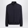 Moncler Short Down Jacket Luserna Blue Men In Blue
