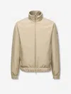 Moncler Nibles Cotton Down Jacket In Brown