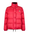 Moncler Short Down Jacket In Pink