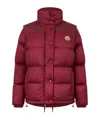 Moncler Short Down Jacket In Red