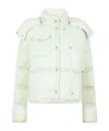 Moncler Short Down Jacket In White