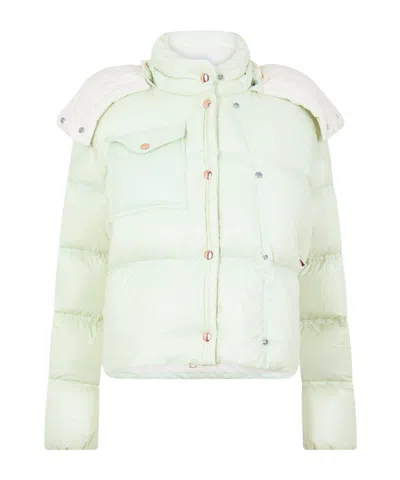 Moncler Short Down Jacket In White