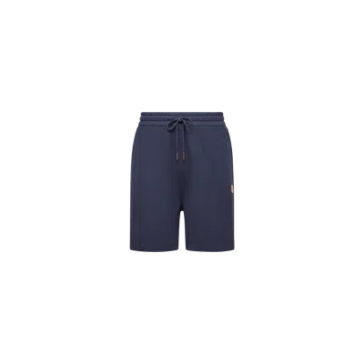 Moncler Short En Coton X Gilga Farm By Donald Glover In Blue