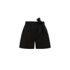 Moncler Short En Gabardine In Noir