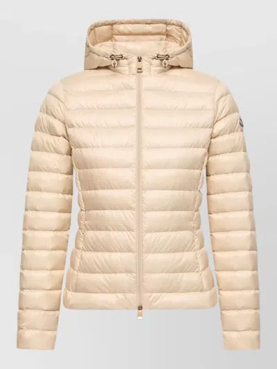 Moncler Short Hooded Down Jacket Packable In Pink