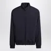 Moncler Short Down Jacket Luserna Blue Men In Blue