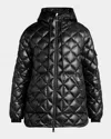 Moncler Diamond Quilted Down Jacket Puffer Jackets Black In Black